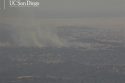 Avenida Fire burning in Tuolumne County near Lake Don Pedro—PG&E camera