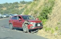 Crash on Mono Way - Photo by Larry England