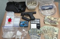 Drugs, money and other items seized in drug bust—TCSO-TNT photo