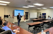 Nathan Alonzo of PG&E speaks to TC Business Council