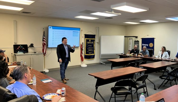 Nathan Alonzo of PG&E speaks to TC Business Council
