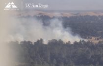 Turkey Fire in Valley Springs area of Calaveras County—PG&E camera