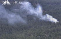 Vegetation fire in the Twain Harte area of Tuolumne County—PG&E map