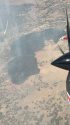 Owl Fire aerial view of control lines—CAL FIRE photo
