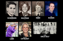 Tom Schroeder, Brad Sullivan, Jim Kern, Eric Rucker, Heath Lane, Rosalind Cathcart, Girls Golf
