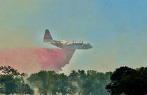 Owl Fire west of Keystone on Hwy 108—CAL FIRE photo