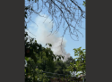 Stamp Fire visible from residence near Jamestown - courtesy image