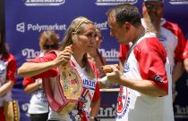 Nathan's Famous Hot Dog Eating Contest Weigh-In Ceremony