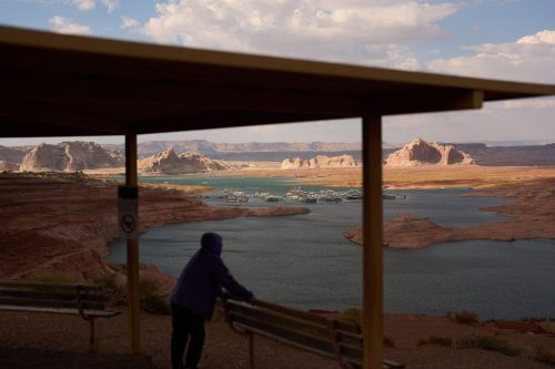 APTOPIX Climate Lake Powell Marina Changes