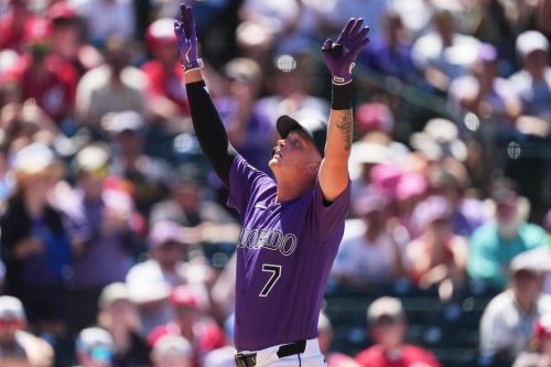 Reds Rockies Baseball