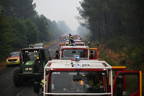 Europe battles fast-moving wildfires sweeping across Spain and France, in photos