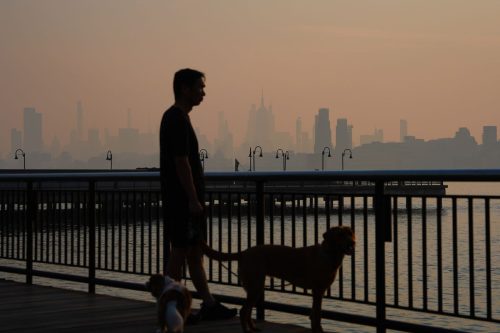 Climate Wildfires Smoke New York