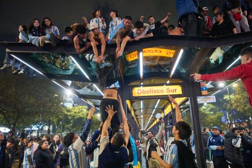 APTOPIX Argentina WCup Soccer Reaction