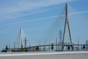 US Canada Detroit Bridge