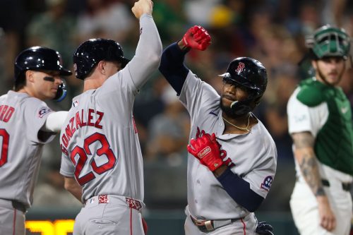 Red Sox Athletics Baseball