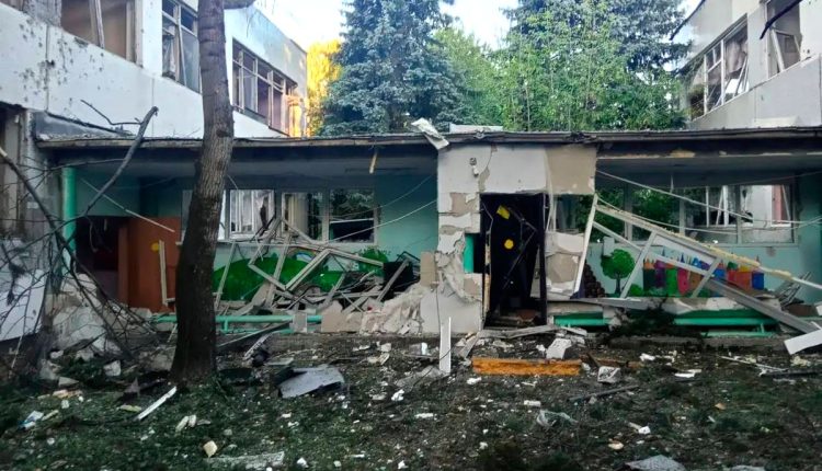 CORRECTION Russia Ukraine Drone Attack