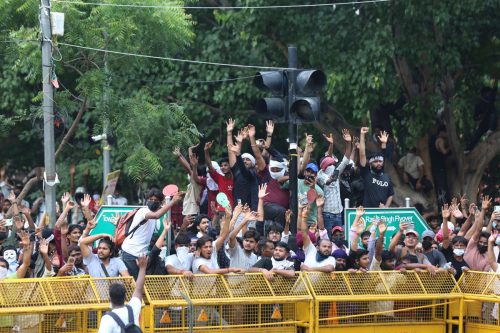 India Cockroach Protests