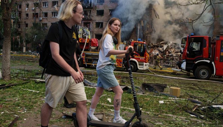 Russia Ukraine War District Under Fire