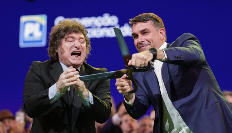 APTOPIX Brazil Flavio Bolsonaro Convention