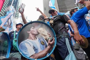 APTOPIX Argentina Spain WCup Soccer