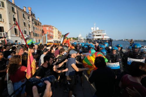 Italy US Ambassador Protest