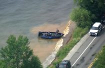 Wisconsin Lake Capsized Boat