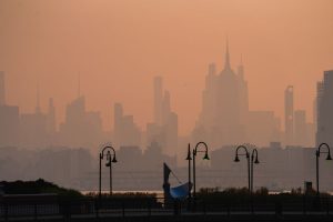 APTOPIX Climate Wildfires Smoke New York
