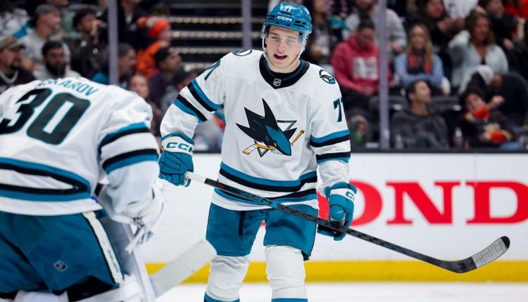 Sharks Celebrini Extension Hockey