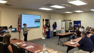 Jen Lopez, Amariah Richards, and Myrka Morales speak