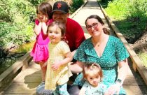 Borges Family (Left to right) Emily, Daniel, Elizabeth, Kim with Madison in front—Borges family photo