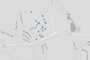 CAL FIRE Damage Inspection (DINS) Data map
