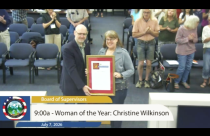 Christina Wilkinson recognized