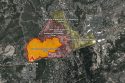 Dove Fire burning in Sonora in Toulumne County evacuation map Wednesday—CAL FIRE map