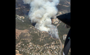 Dove Fire between Sonora and Jamestown - CAL Fire Image