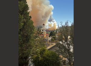 Dove Fire visible from Sonora - Dore Bietz Image
