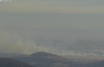Field Fire burning in the Snelling area of J-59 in Merced County—PG&E live camera