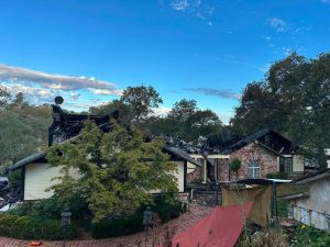 House Fire on Treosti Place - Calaveras Consolidated Fire Image