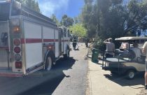 Fire in Rambling Hills Estates - Photo by Tracey Petersen