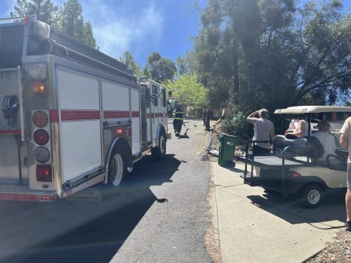 Fire in Rambling Hills Estates - Photo by Tracey Petersen
