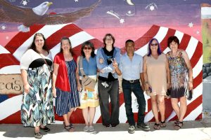 Rebecca 'Becca England,Shirley Horn, Barbara Bussler, Otto Boyer, Sparker Mejia, Val Shehan, and Cheryl Ann Smith