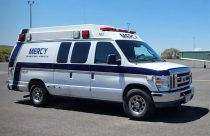 Mercy Medical Transportation ambulance—Photo by Austin Paradiso