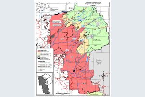 Stanislaus National Forest Temporary Fire Restrictions map