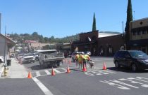 Downtown Sonora Crosswalk Removal - Photo by BJ Hansen