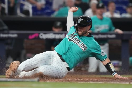 Angels Marlins Baseball