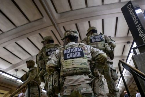 National Guard One Year in DC