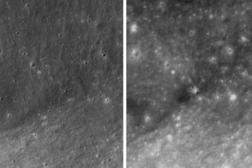 SpaceX Moon Crash