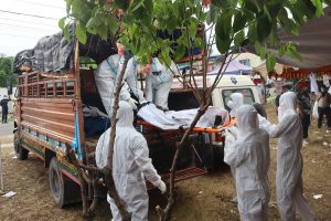 Nepal Flood Burials