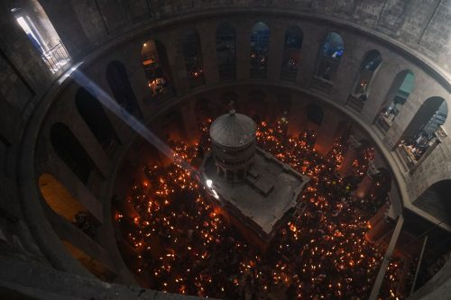Night at Holy Sepulcher