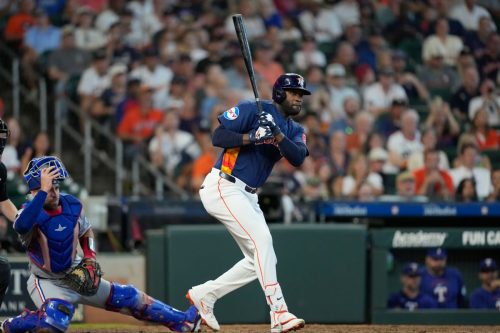 Rangers Astros Baseball