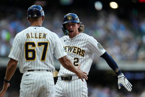 Twins Brewers Baseball
